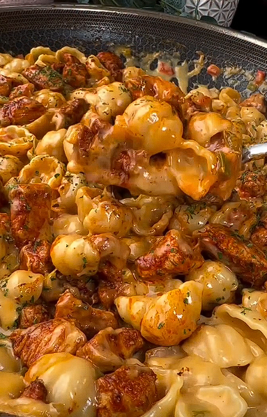 fajita chicken mac and cheese