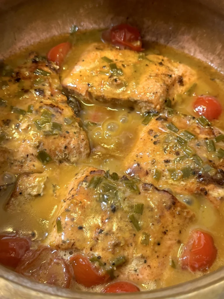 Lemon Ginger Butter Salmon