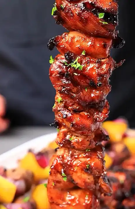 BBQ Chicken Skewers